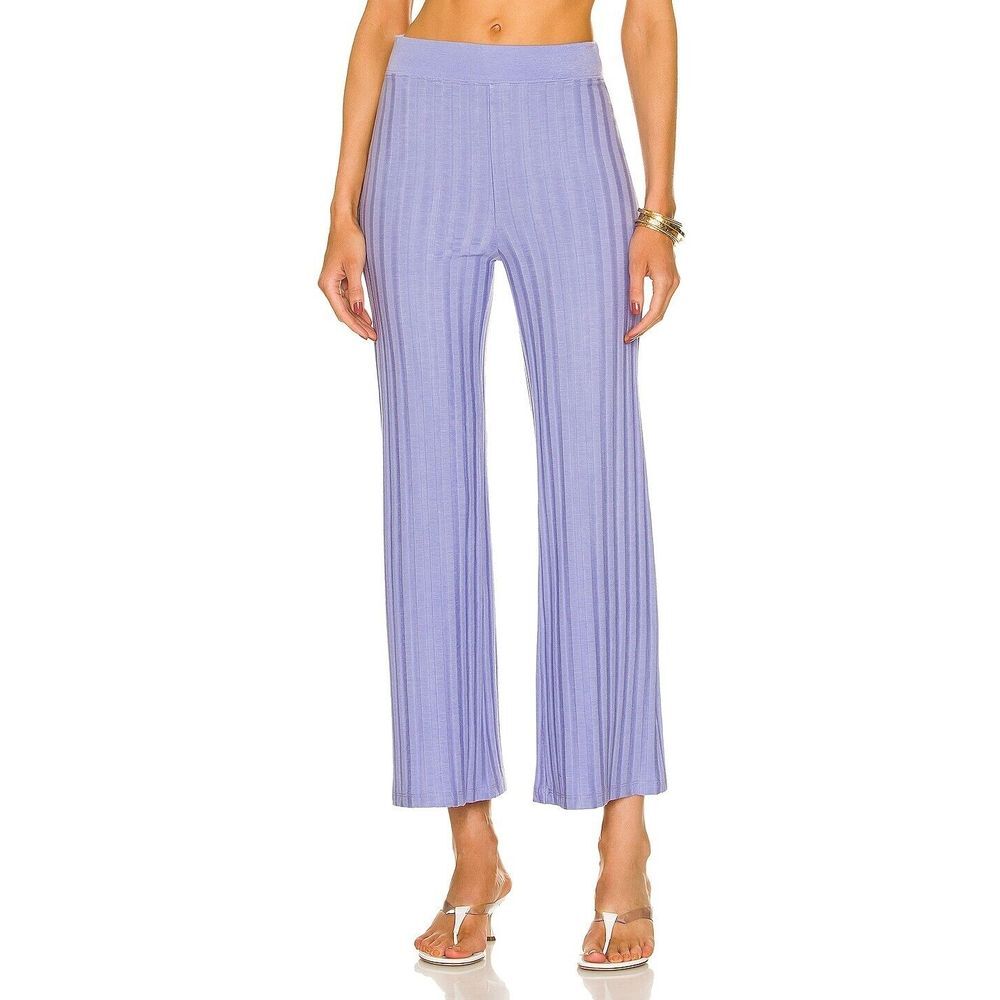 JONATHAN SIMKHAI STANDARD Celia Wide Leg Pant Cornflower Size Medium‎